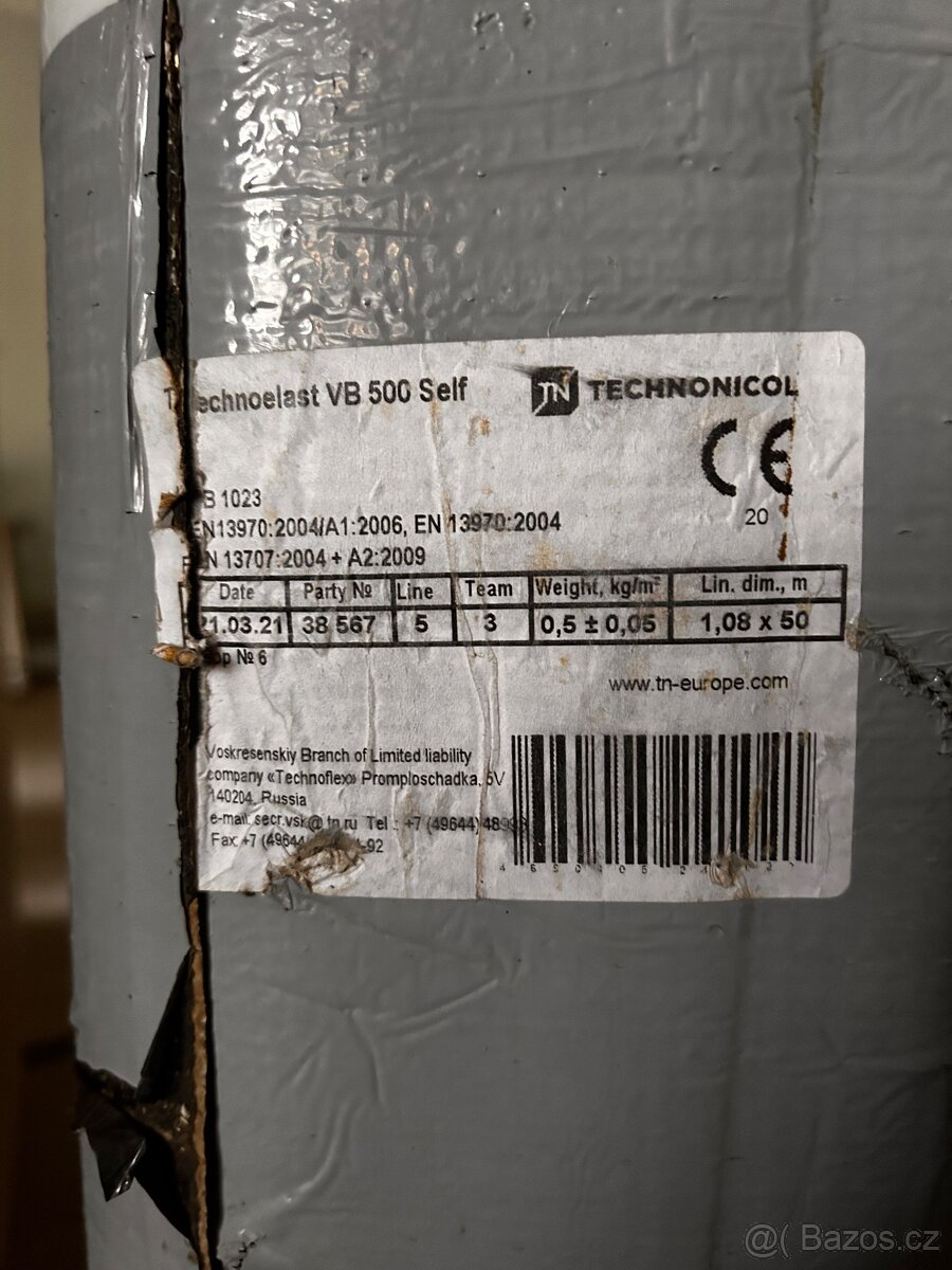 Asfaltový pás SKLOELAST + Technoelast VB 500 SELF - 4