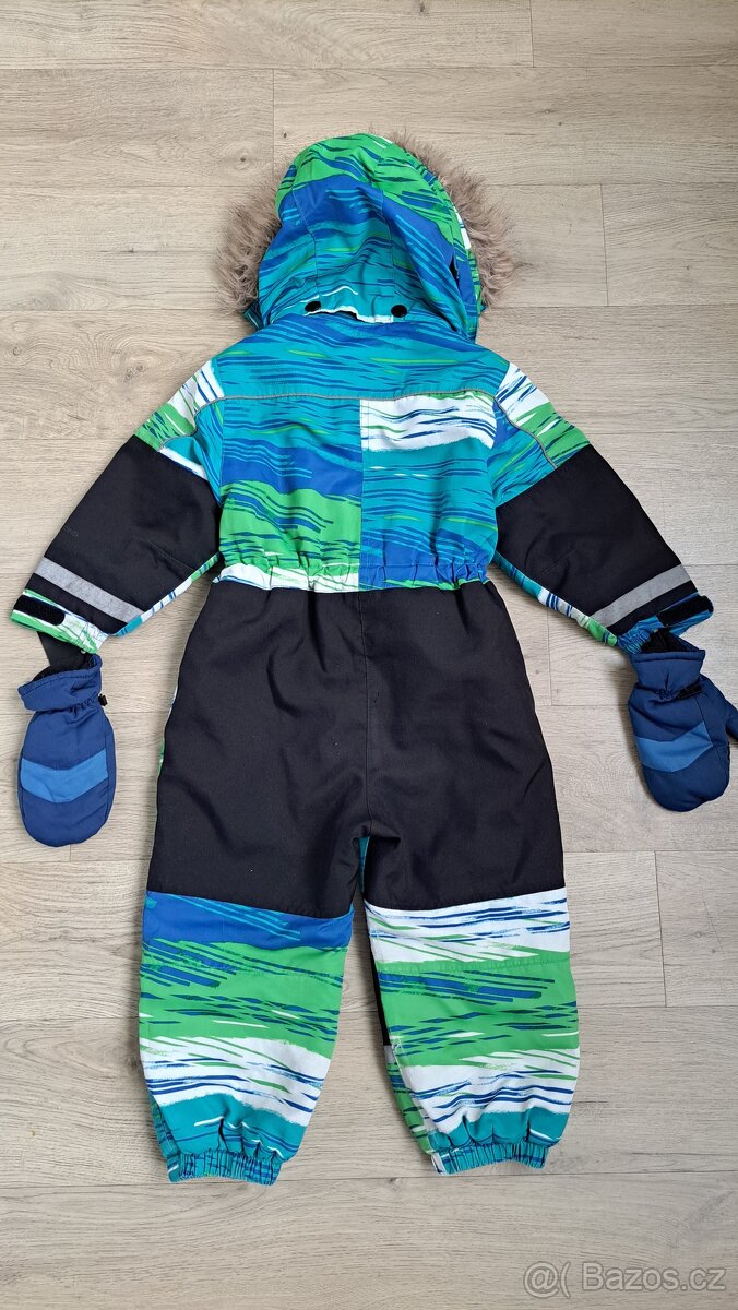 Dětská zimní kombinéza Five seasons vel. 98 + rukavice - 4