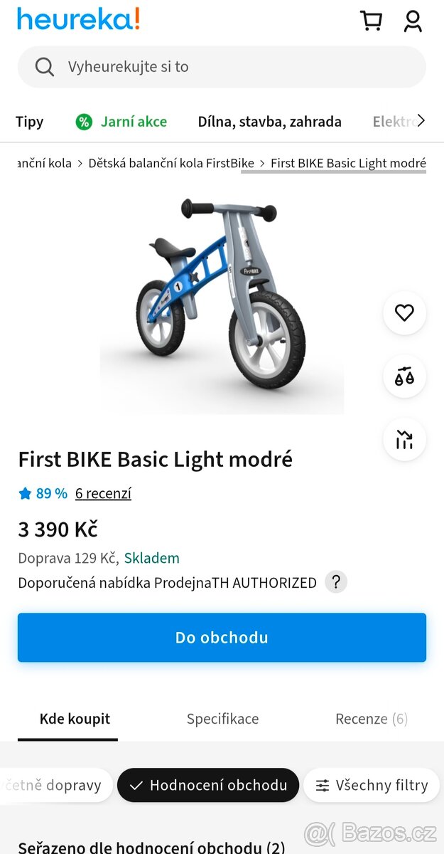 First Bike Basic odrážedlo - 4
