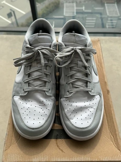 Nike Dunk Low Grey velikost 45,5 sedí 45, 3x nošené - 4