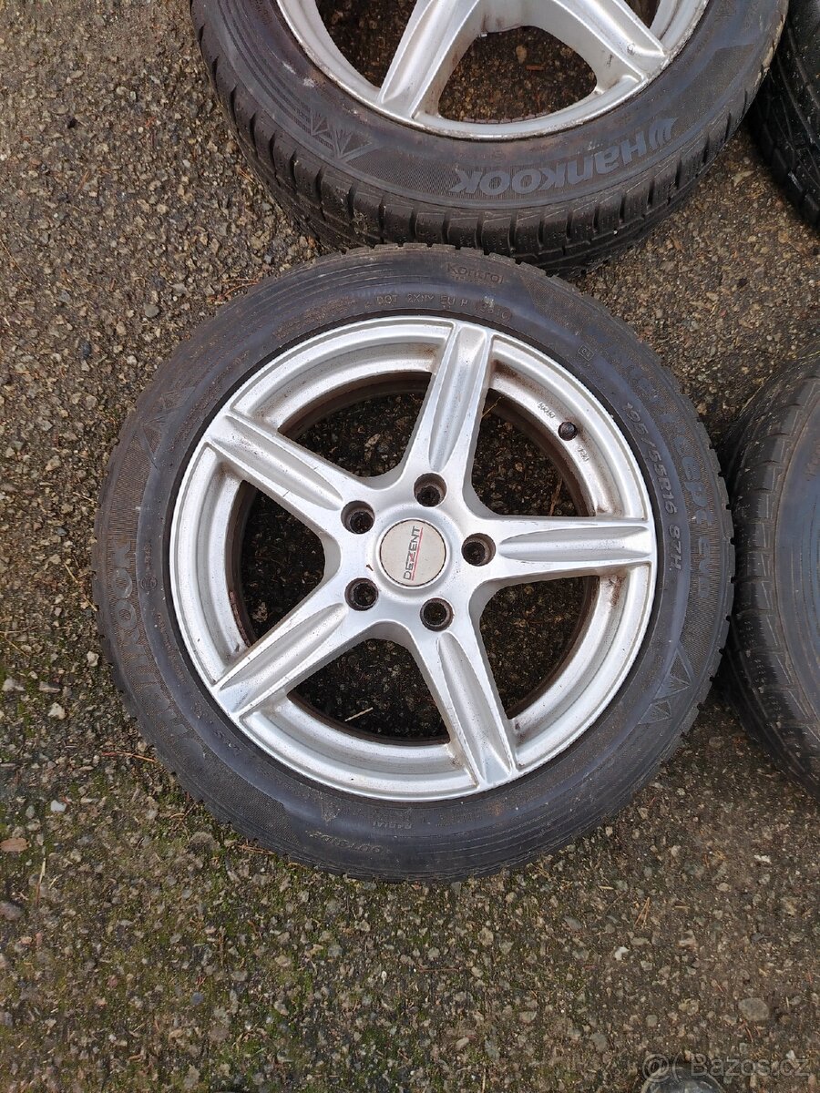 Sada zimních kol 195 65 R15 HANKOOK Škoda Octavia 2 - 4