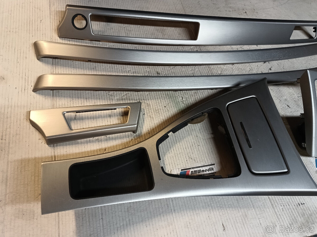 interiér dekor lišty pro Bmw e92 kupé - kartáčovaný hliník - 4