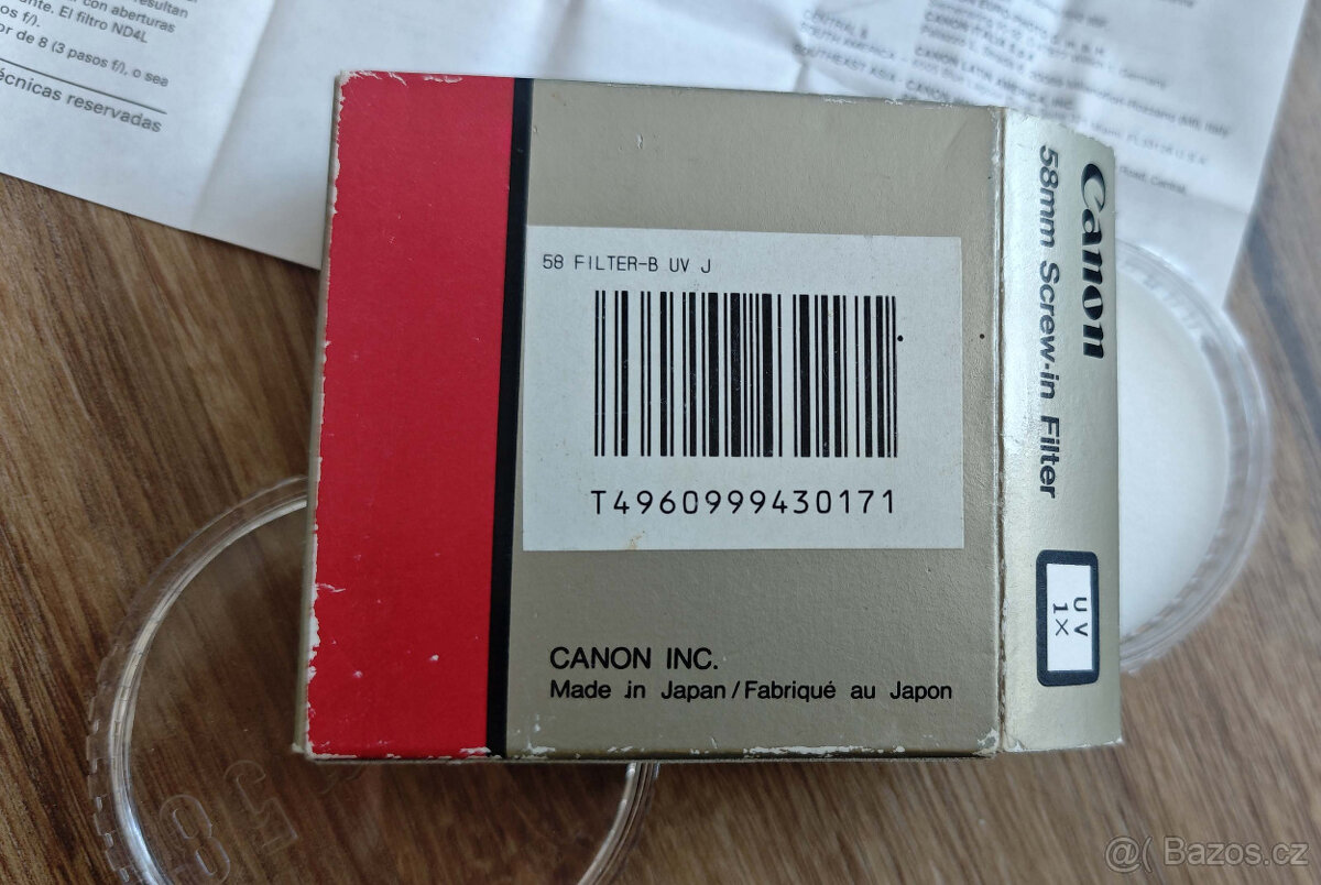 UV filtry Canon - 4