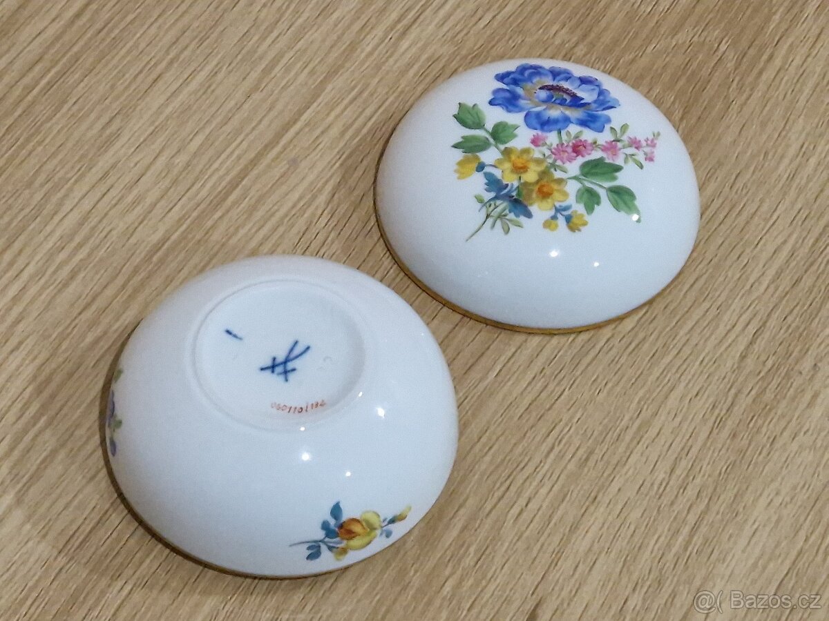 Porcelánová šperkovnice Meissen – Míšeň - 4