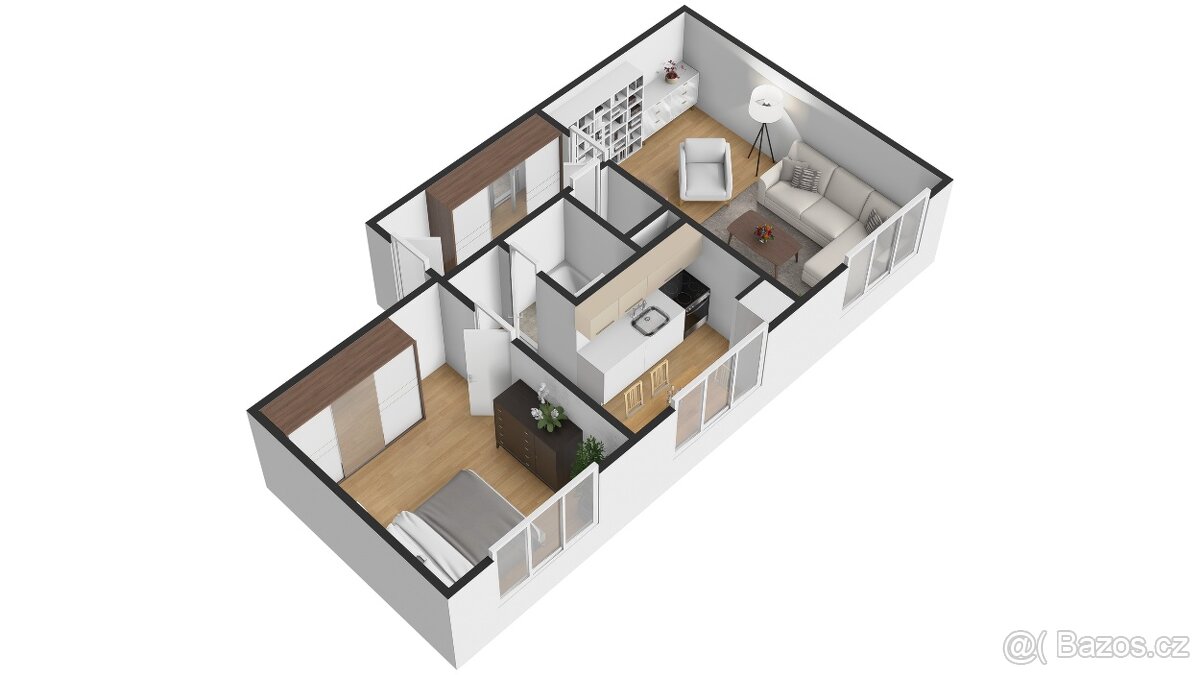 Byt 2+1, osobní vlastnictví - 4