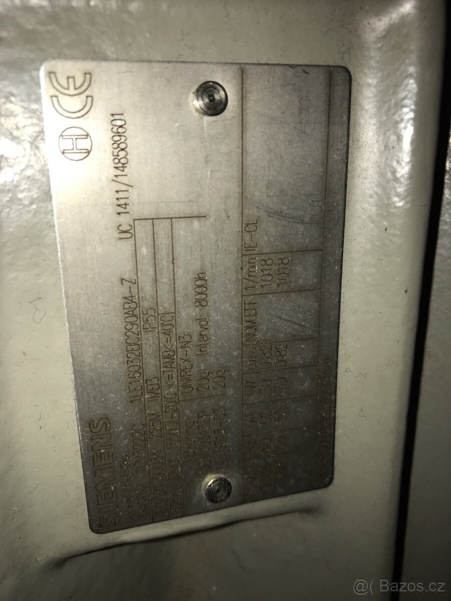 asynchronní generátor siemens 30 KW - 4