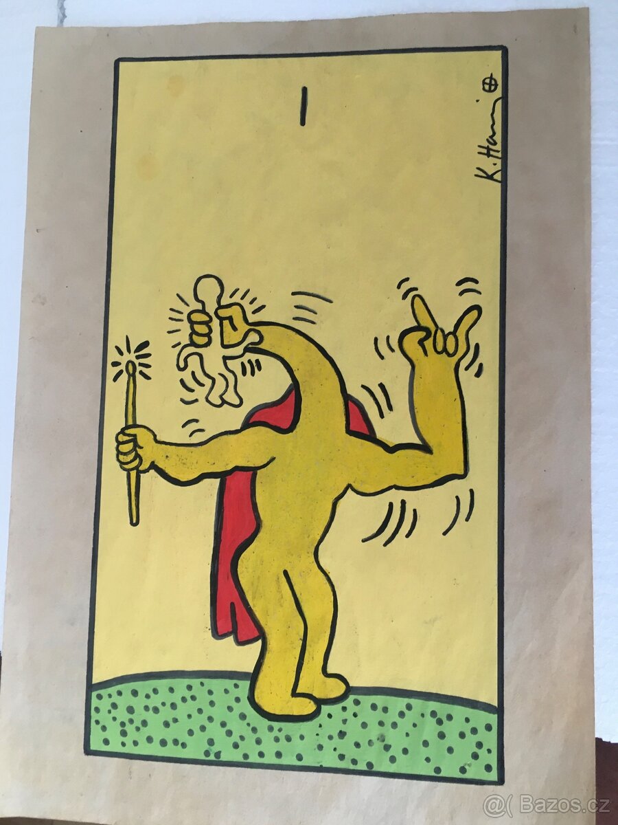 Krásný obrázek ve stylu Keith Haring - 4