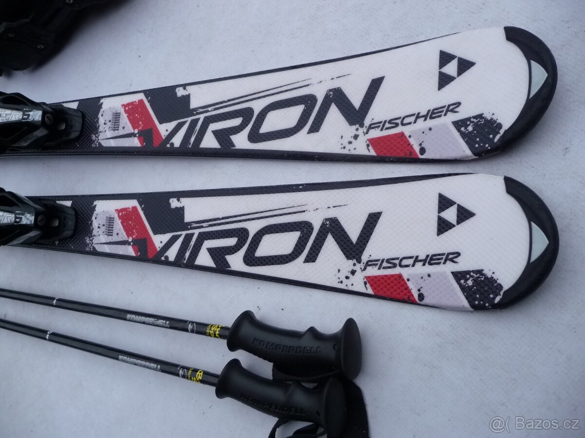 17. Lyže FISCHER - 140 cm + boty SALOMON 40eu + HOLE - set - 4
