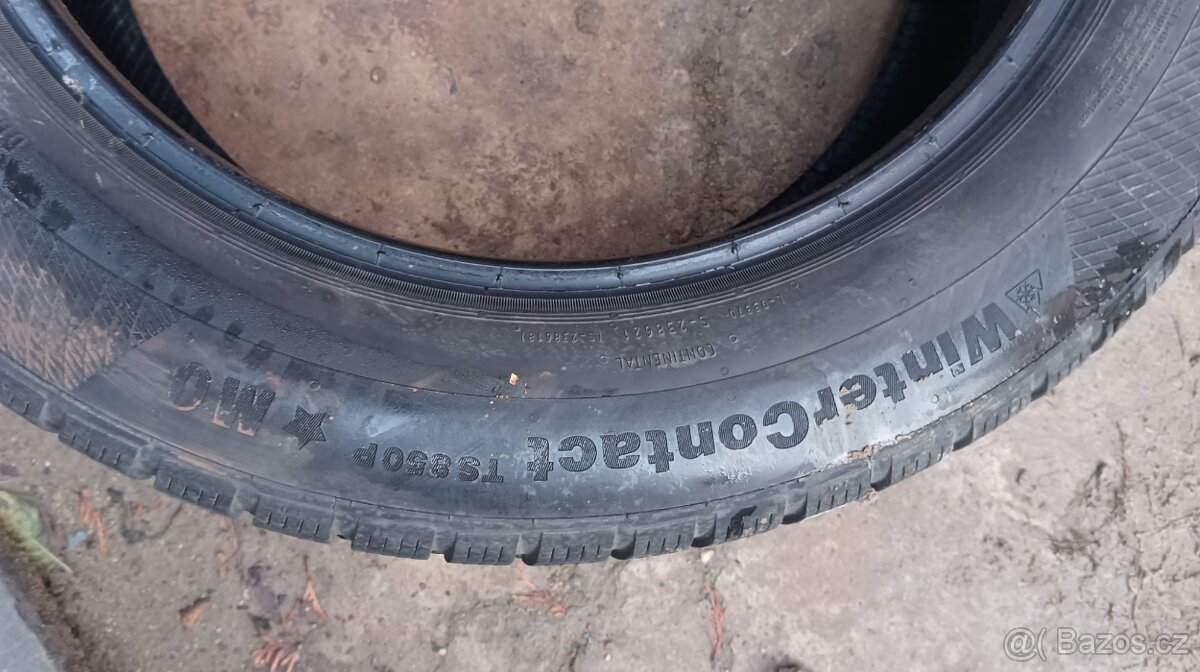 225/55 R17 97H , čtyři zimní pneumatiky Continental TS850P, - 4