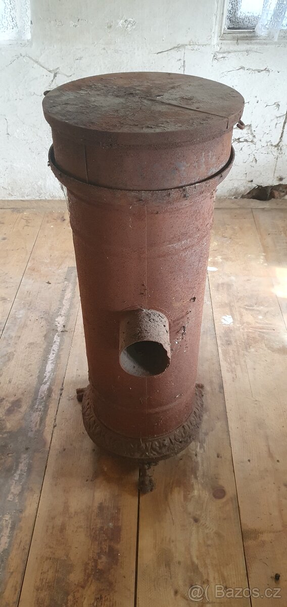 Starodávné pilinové kamna - 4