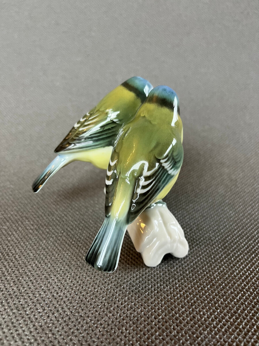 Hutschenreuther Soška Sýkorky 8 cm, L. Foucar - 4