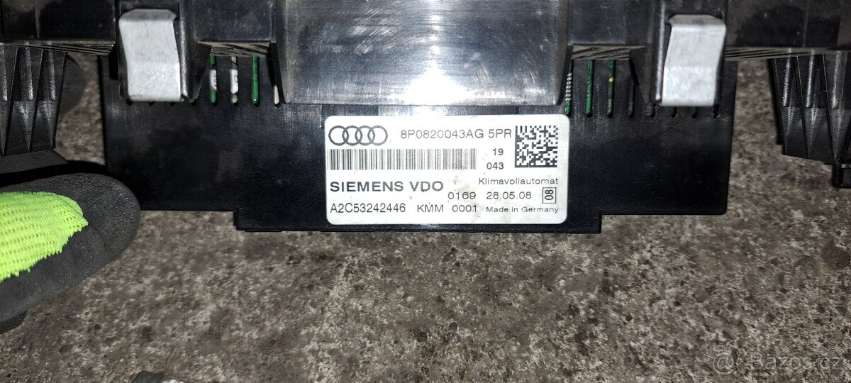 Klimatronik ovladani topeni audi A3 8P - 4