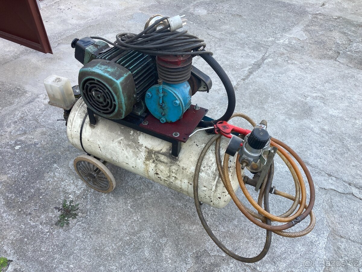 Prodám kompresor se vzdušníkem 1,1KW - 4