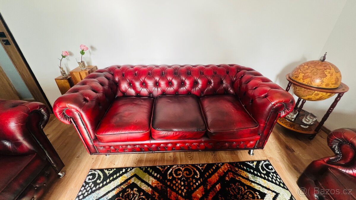 Souprava Chesterfield 3+2+1 - 4