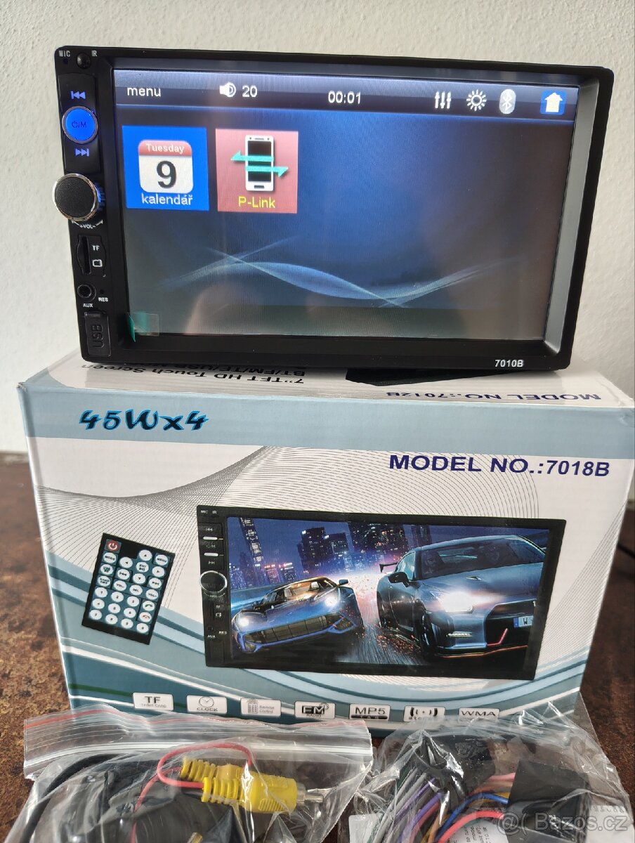 NOVÉ 2DIN autorádio 7010B + kamera ZDARMA, 7" Bluetooth - 4