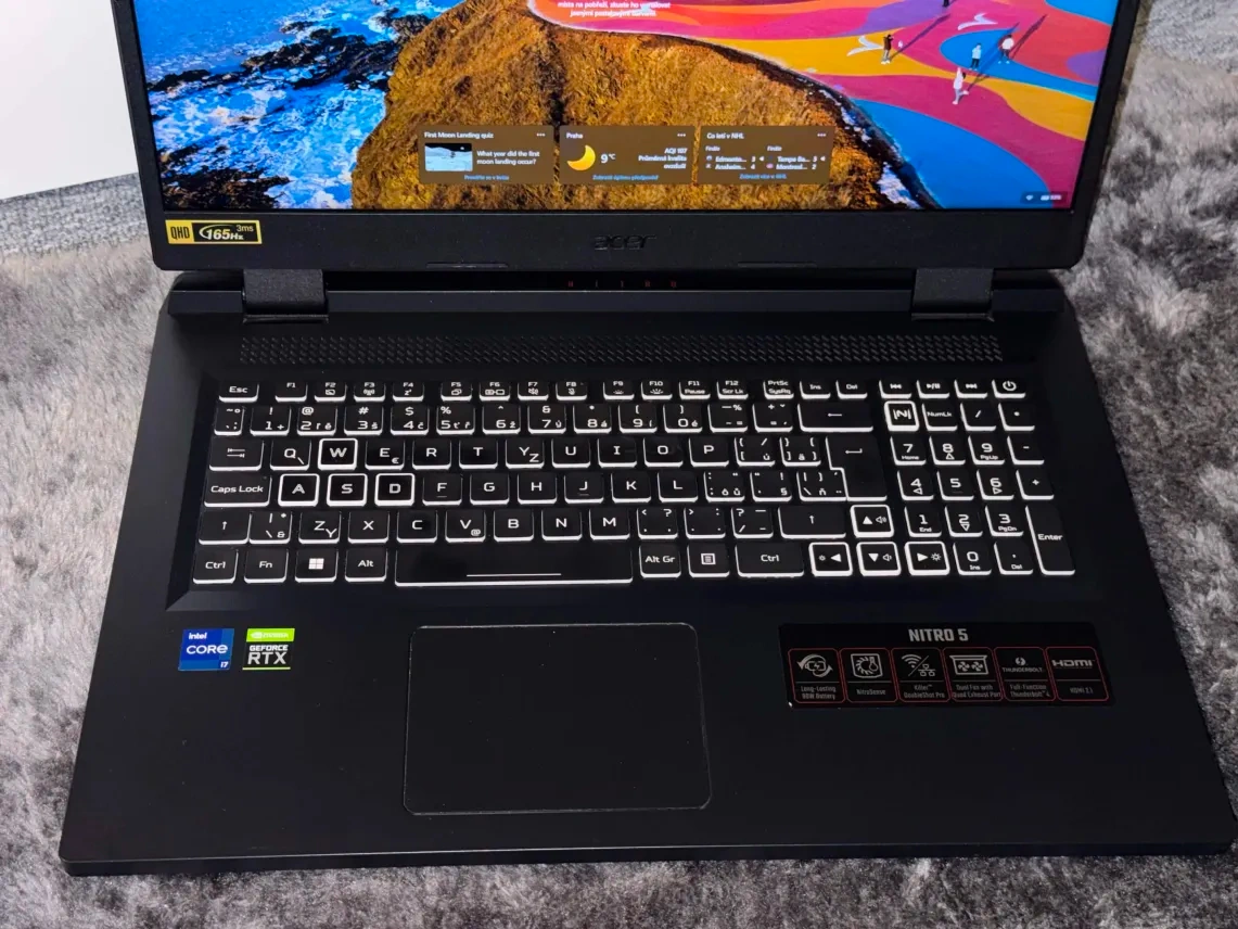 Herní notebook Acer Nitro 5 RTX 3070 Ti - 4