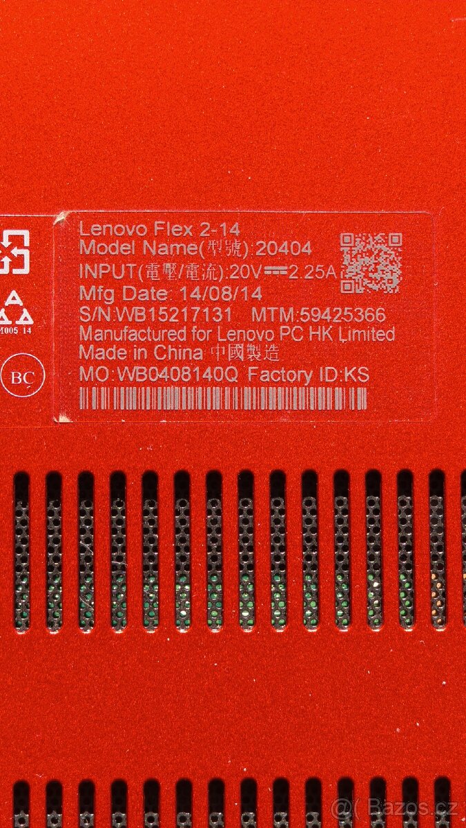 Notebook s dotykovou obrazovkou. Lenovo Flex 2 - 4