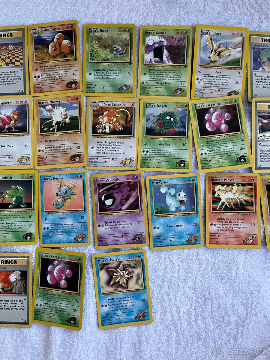 POKEMON KARTIČKY GYM CHALLENGE+HEROES - 4