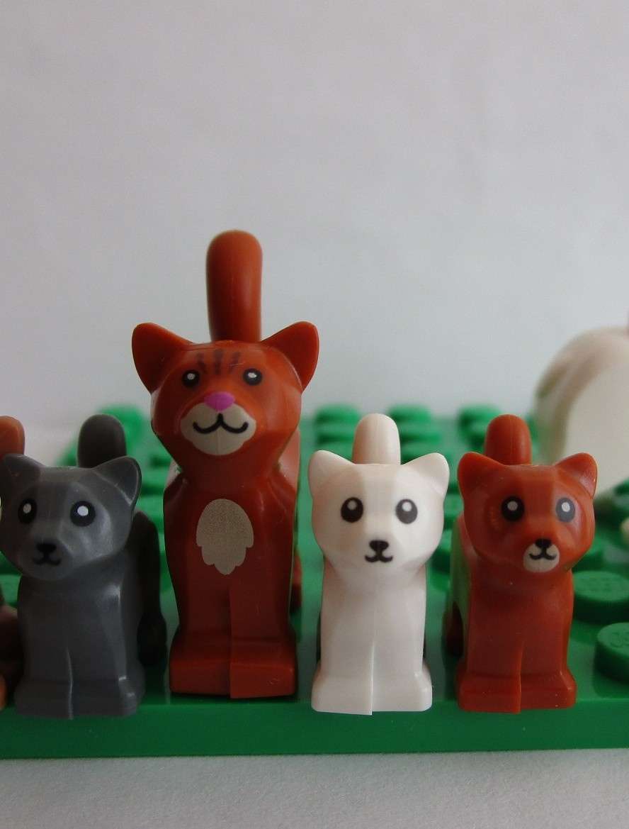 Lego figurky zvířata kočky - 4