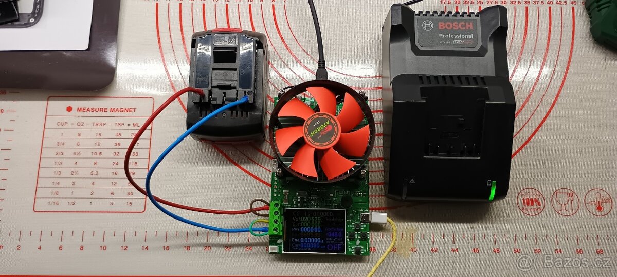 Aku BOSCH 18V 6Ah + protokol měření kapacity - 4