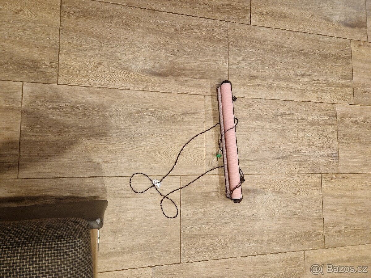 Žaluzie zlatý dub, bílá, růžová - 4