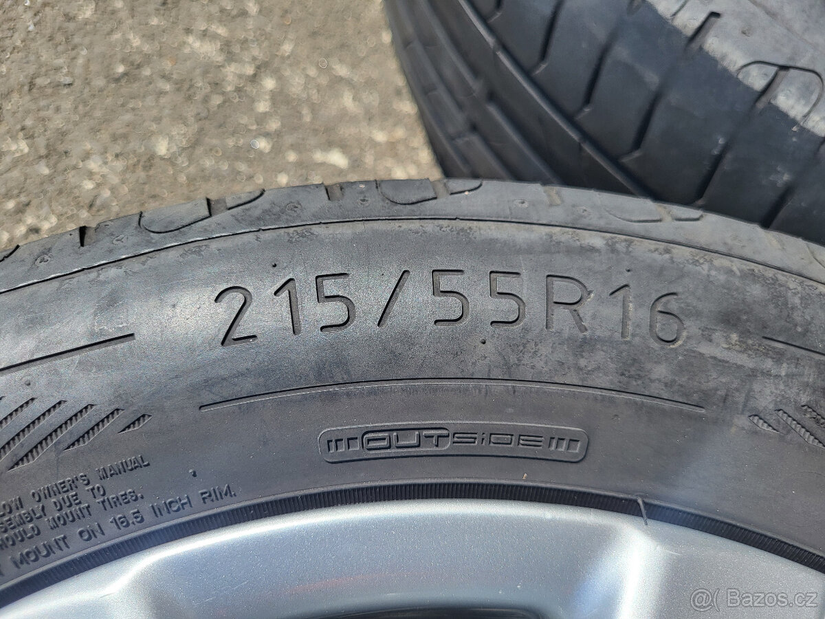 Sada Alu kol R16 VW Passat, Eos, Golf, Touran, Caddy 5x112 - 4