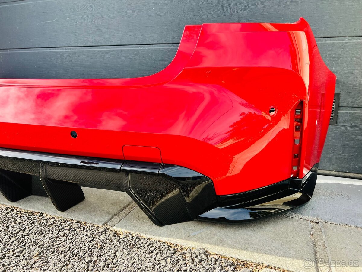 BMW M3 G80 zadní nárazník Carbon Diffusor ORIGINAL - 4