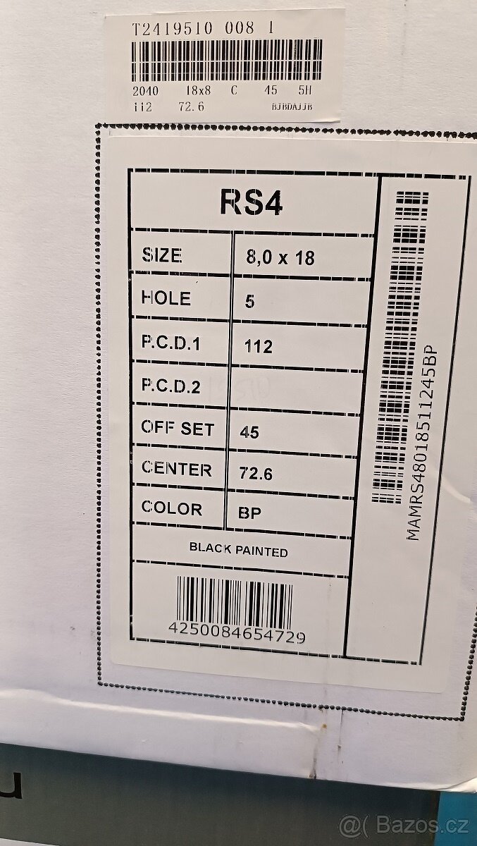 R18 5x112 mm ALU disky čierne MAM - 4