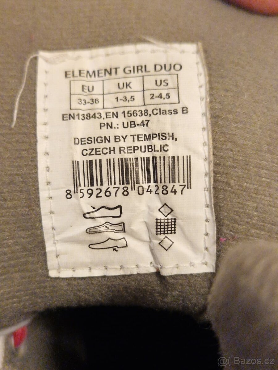 rostoucí brusle Tempish 33-36 2v1 - lední i inline - 4