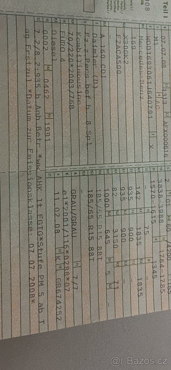 Velmi pěkný MB A 160 CDI - 4