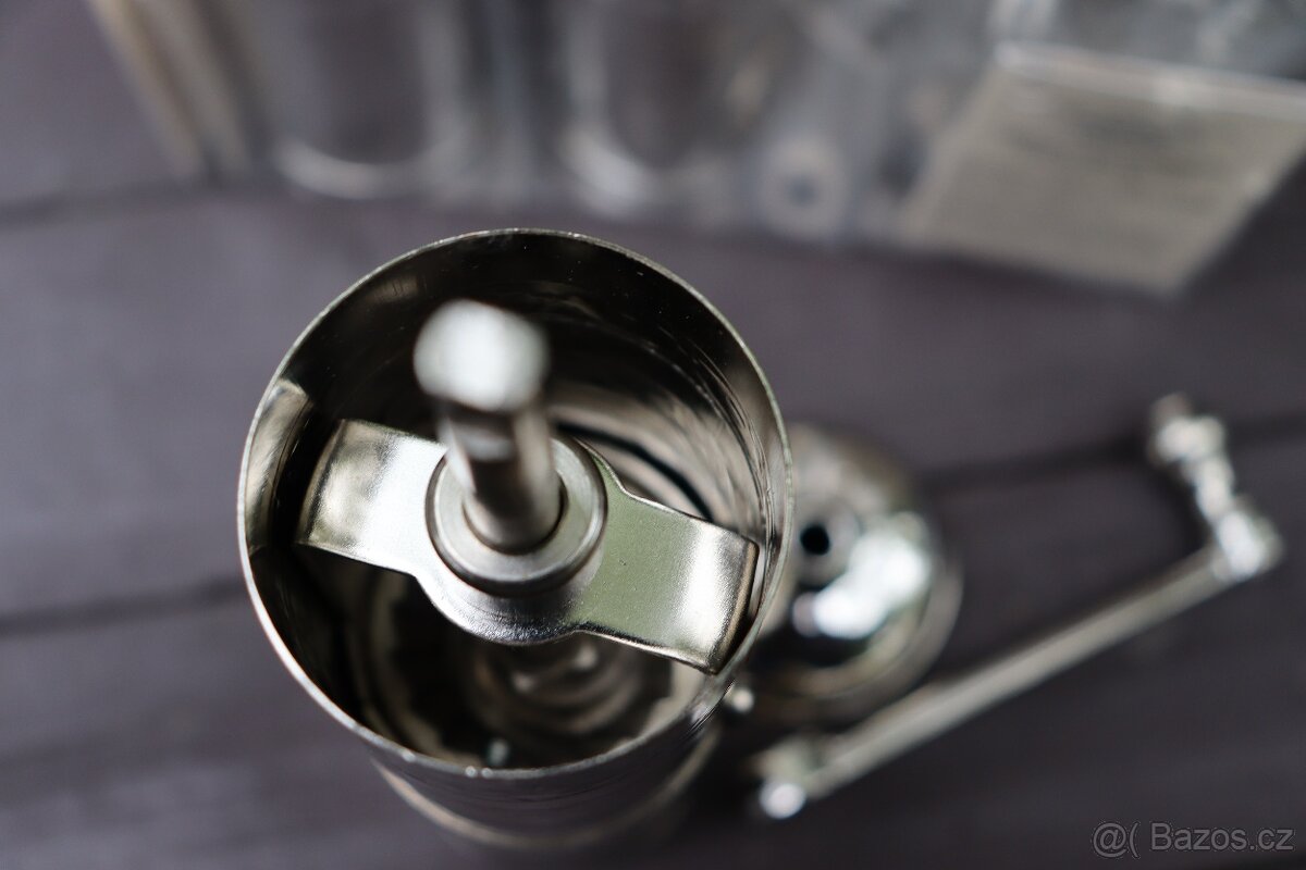 Ruční mlýnek na kávu Lodos Istanbul - stříbrný - 4