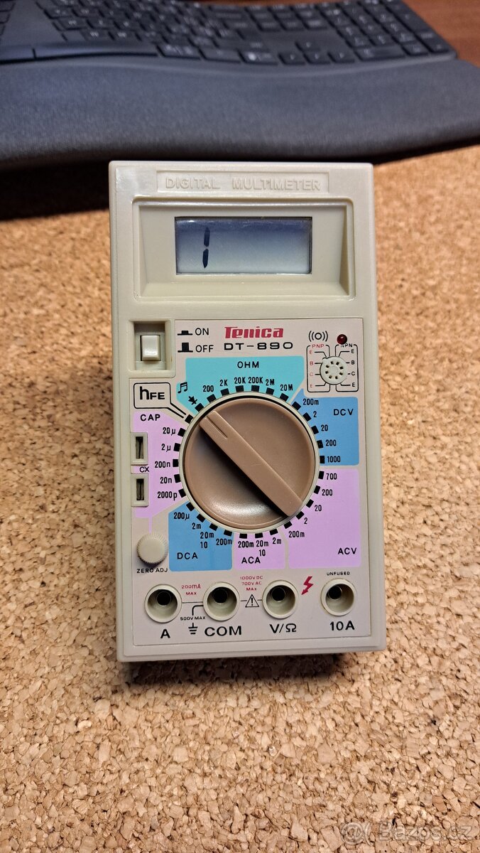 Sbírkový multimetr TENICA (Zhenxing) DT-890 (1990) - 4