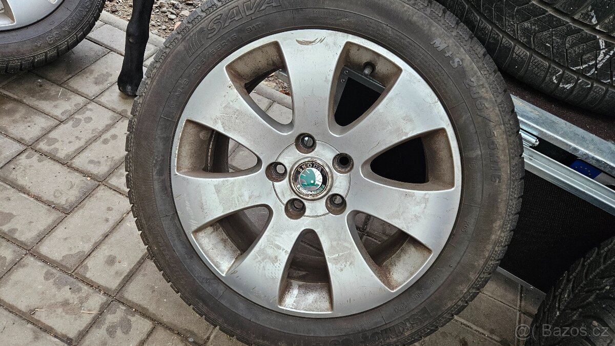 Zimní Sada Alu 5x112 205/55 R16 Škoda - 4