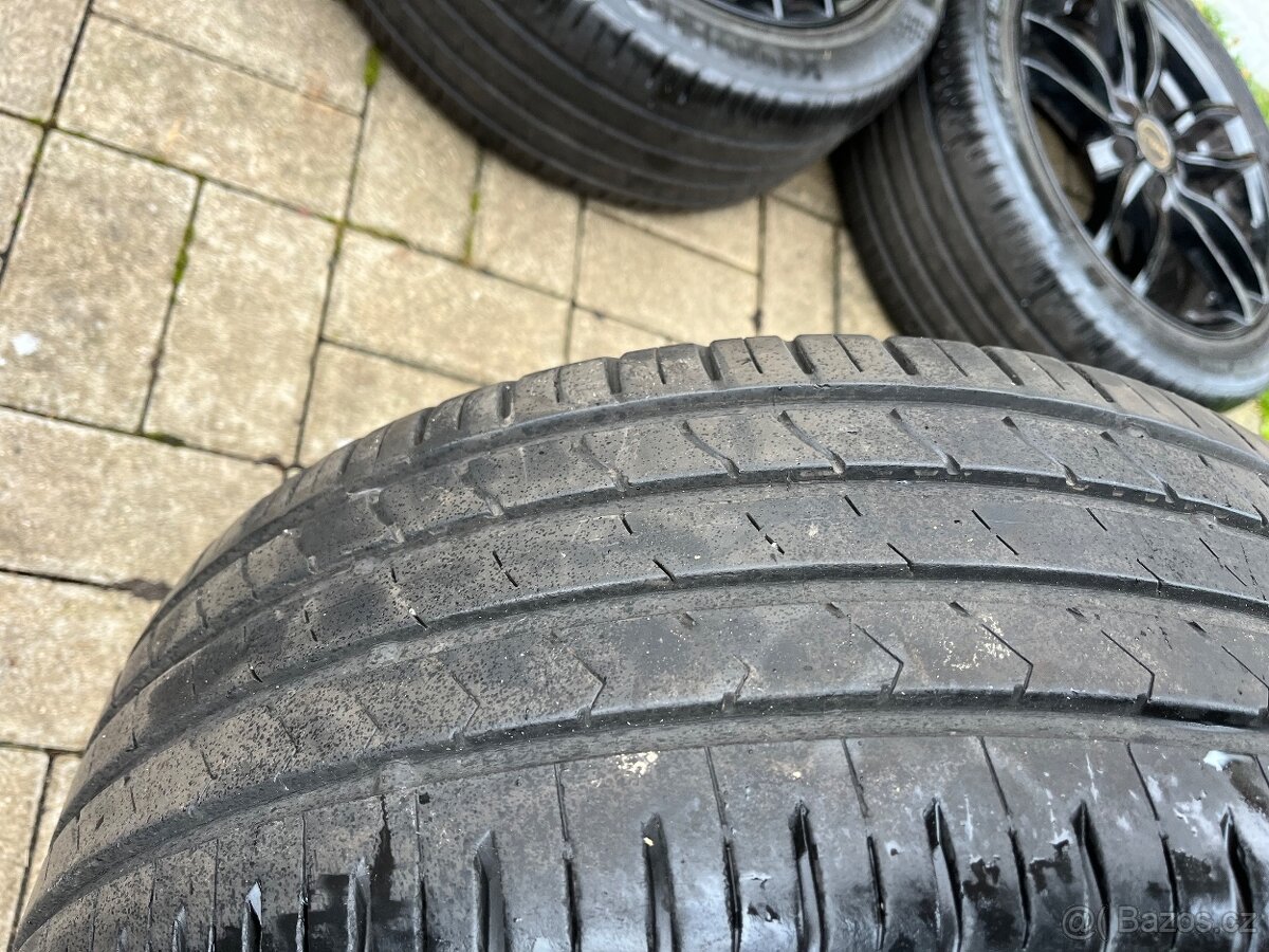 4x litá kola 5x100 R16, letní pneu 70% - 4