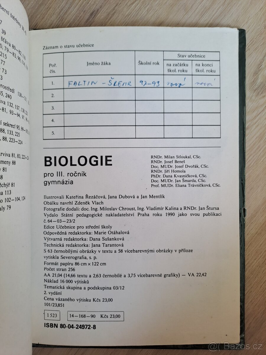 Učebnice pro gymnázia (Biologie a Literatura) - 4