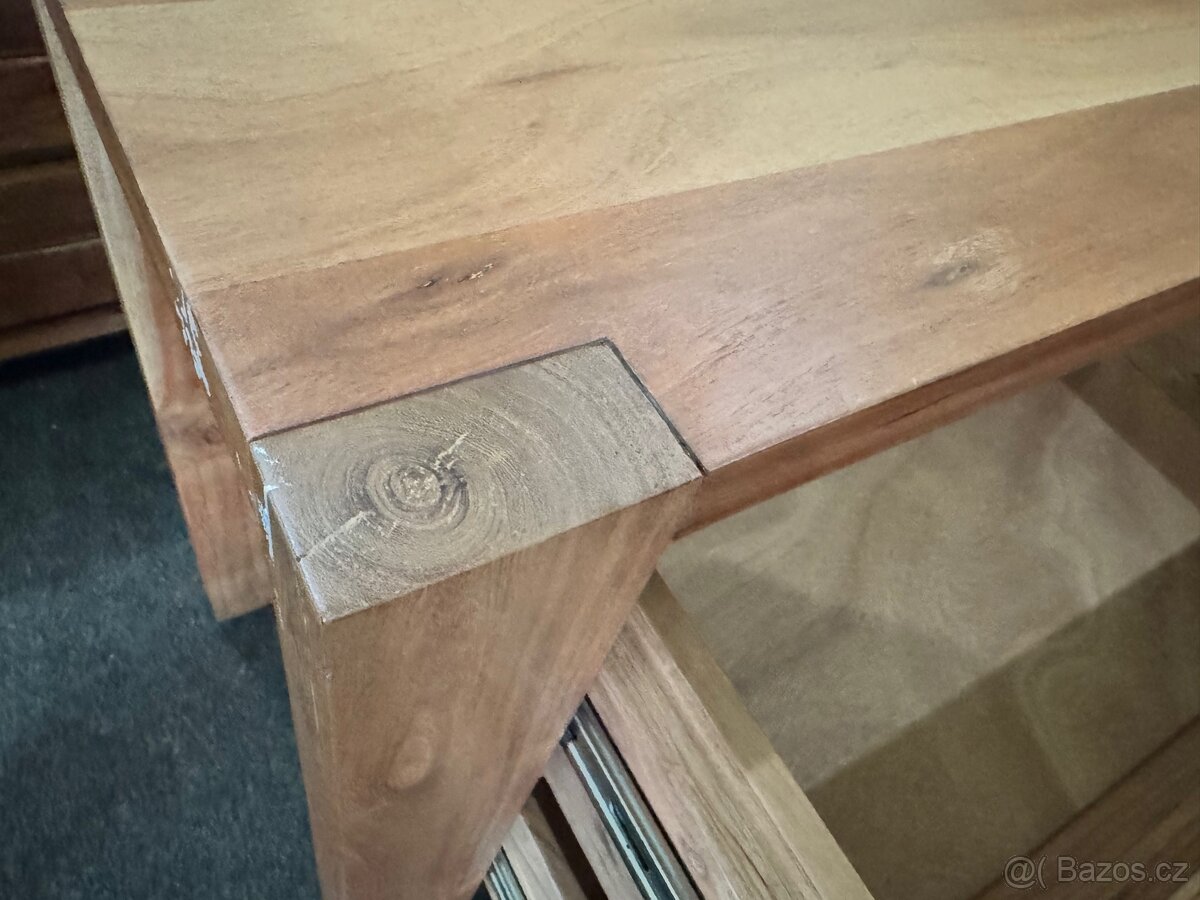 Krásná NOVÁ šuplíková Komoda Philon přírodní akát - 4