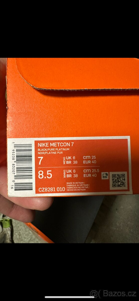 Prodám dámské tréninkové boty Nike Metcon 7 vel.40 - 4