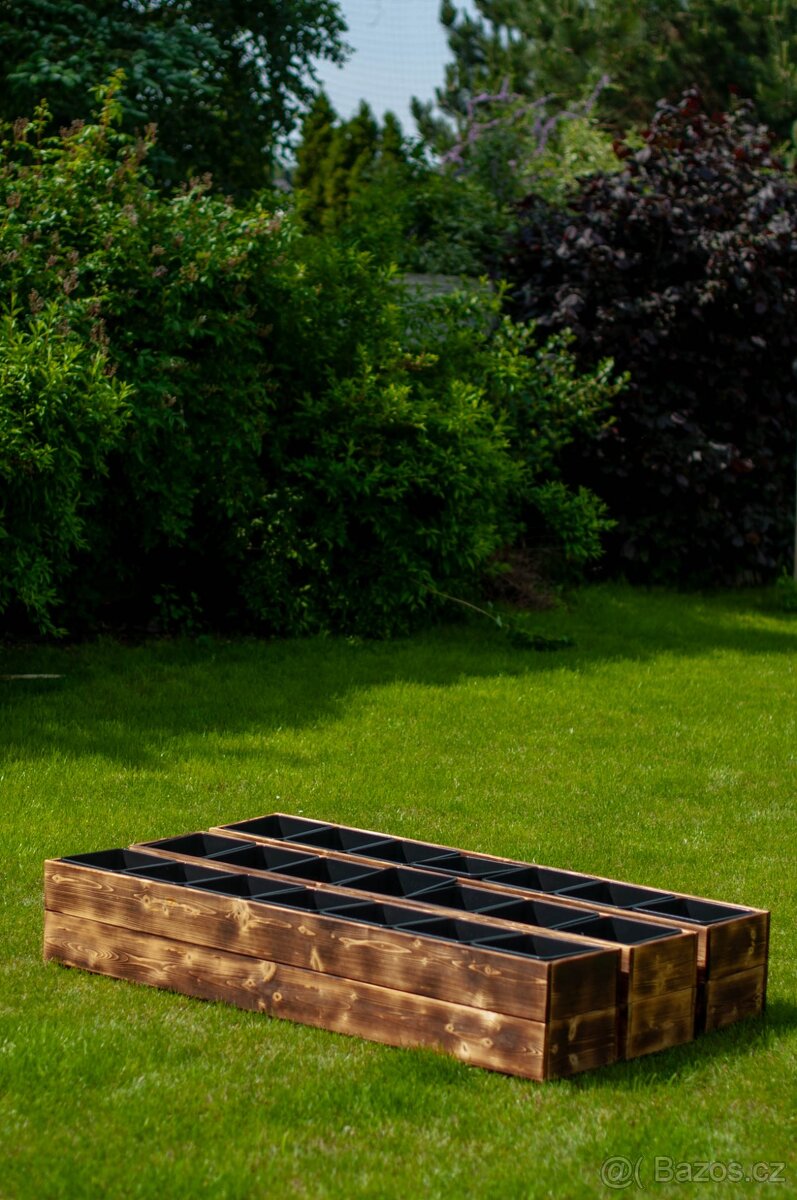 dřevěný truhlík 180 cm - VÝPRODEJ - 4