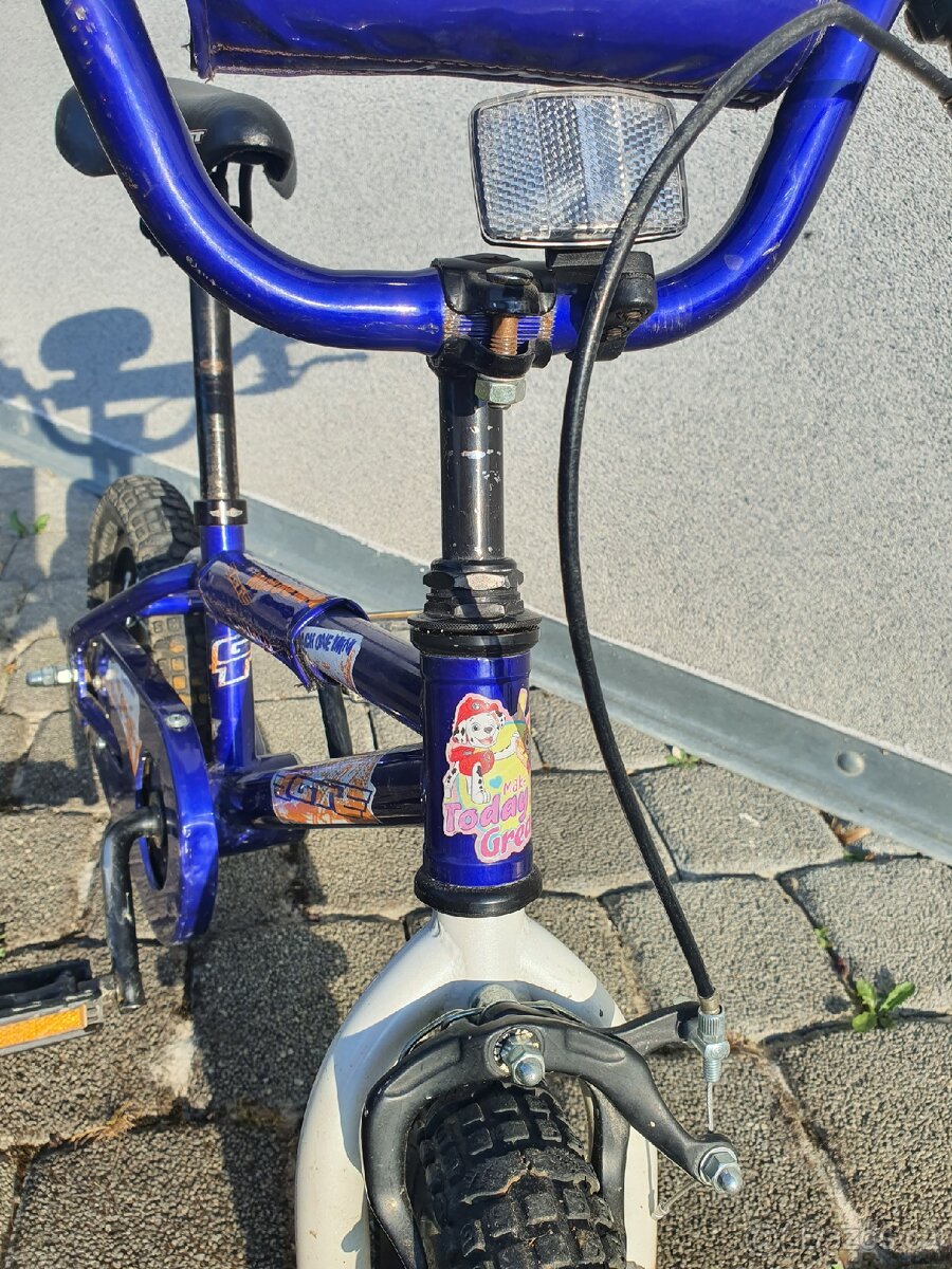 Dětské kolo a Odrážedlo , brzda, zvonek - 4
