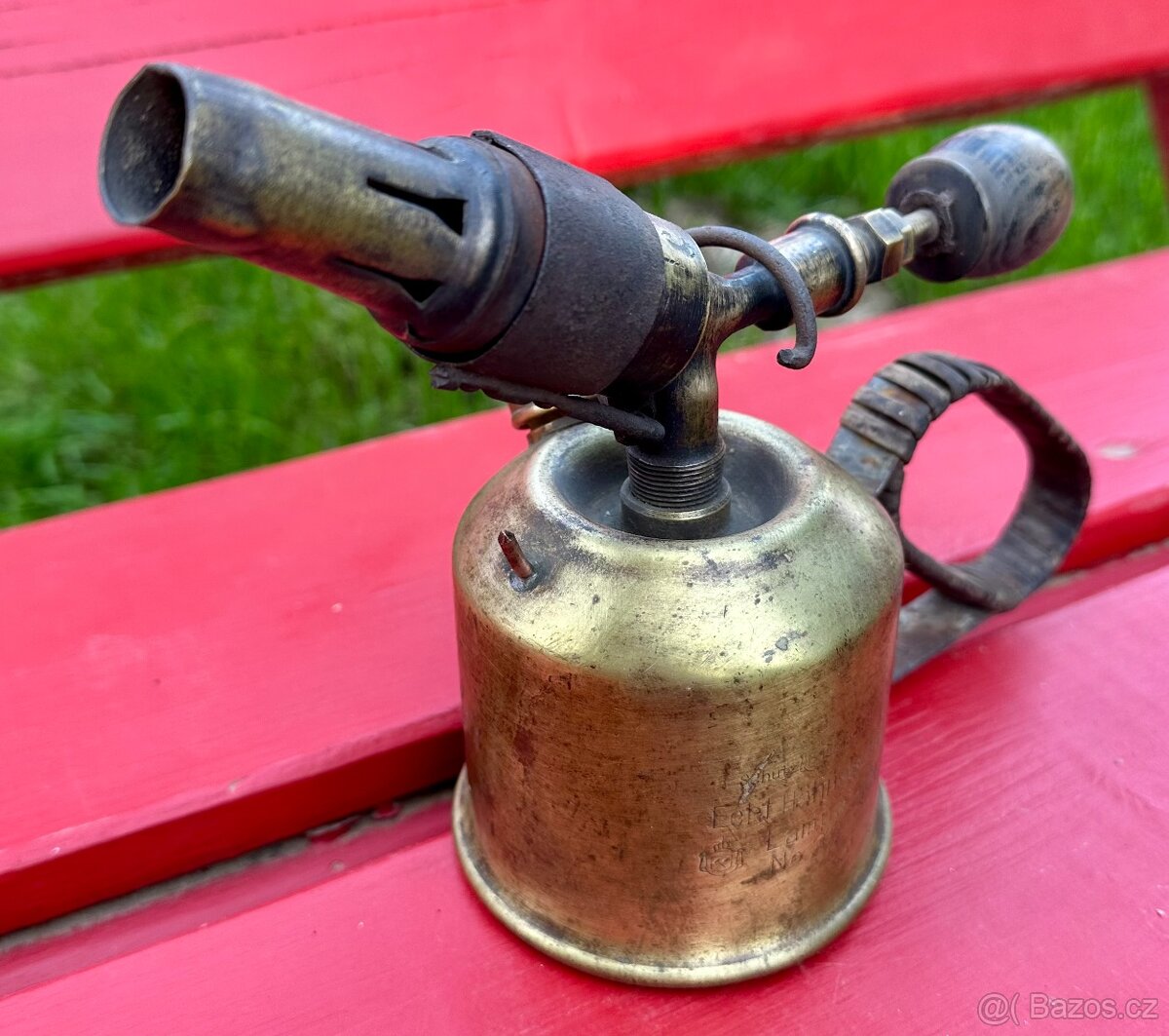 Stará letovací let lampa opalovací PERFEKTNÍ STAV - 4