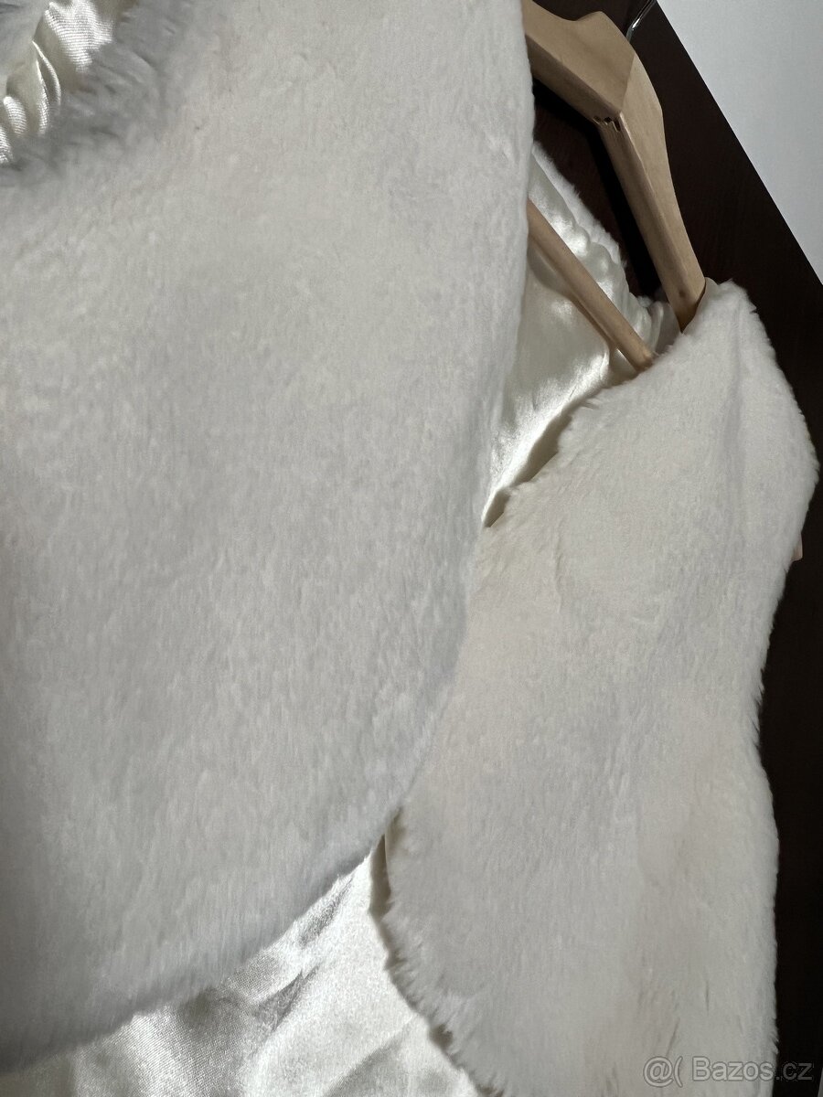 Dámské luxusní bílé bolerko – M/L? - 4