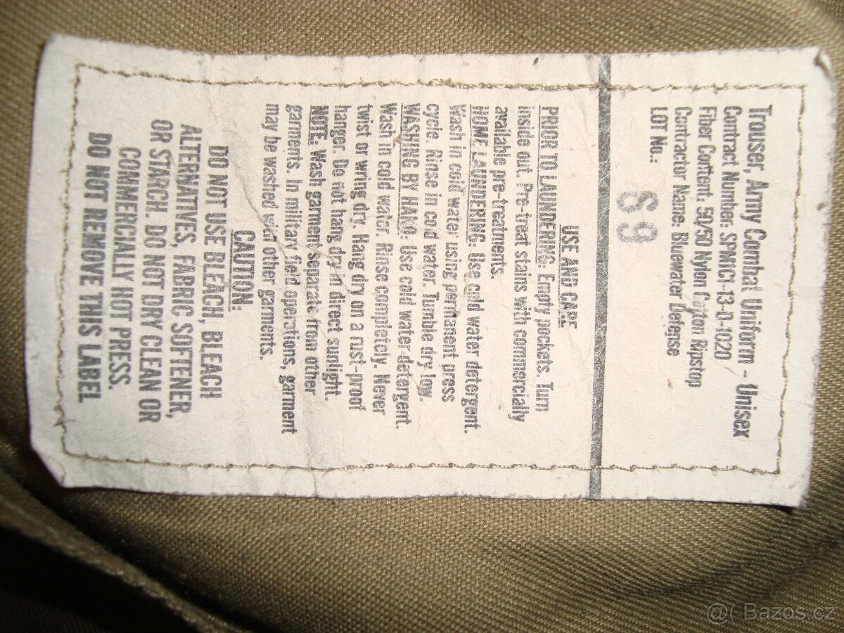 US kalhoty multicam vel. M/L - 4