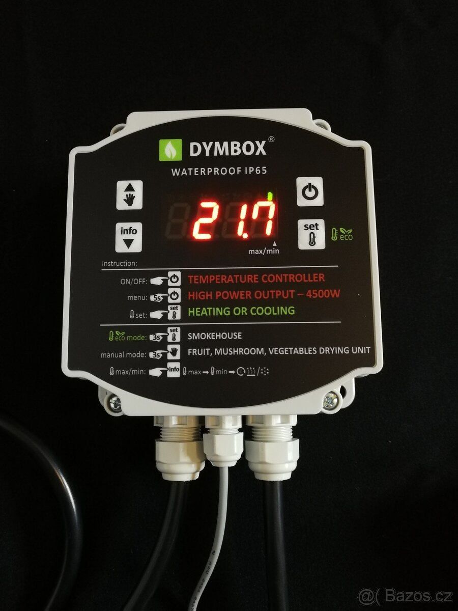 Regulátor teploty a 2kw topení do udírny - 4