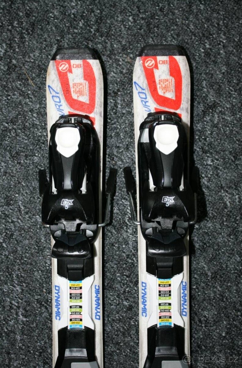 detské lyže Dynamic 80 cm , lyžáky nordica - 4