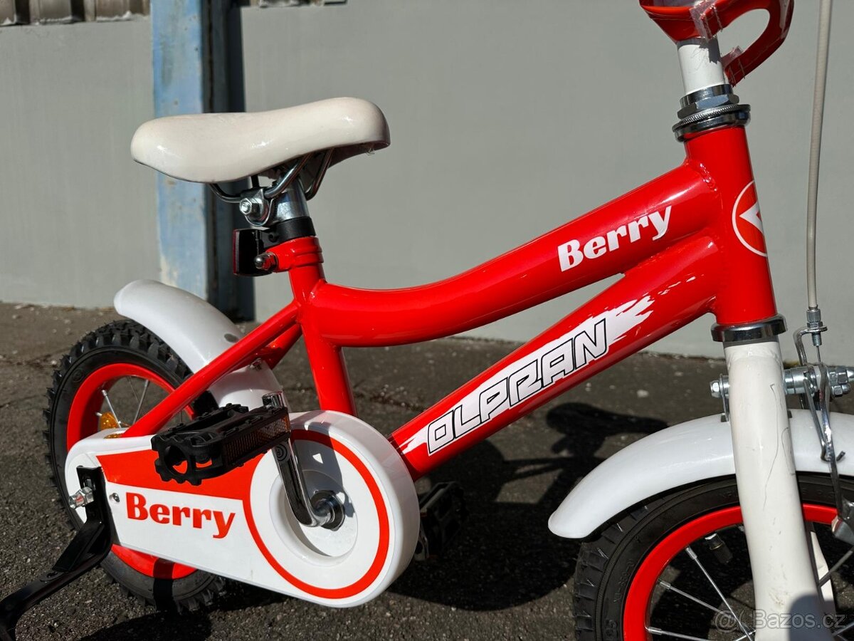 Dětské kolo Olpran Berry 12" červená - 4