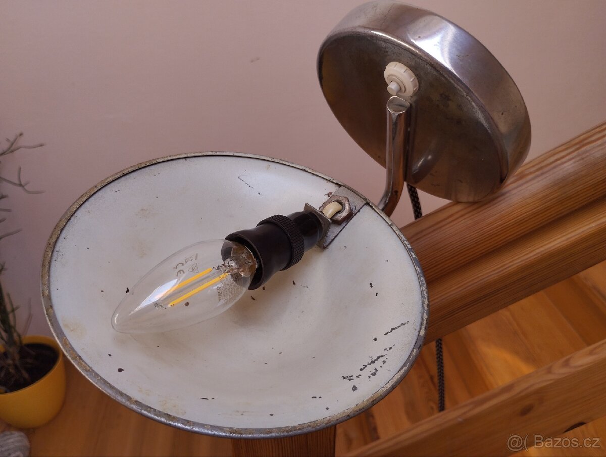 Retro chromovaná lampička Napako - 4
