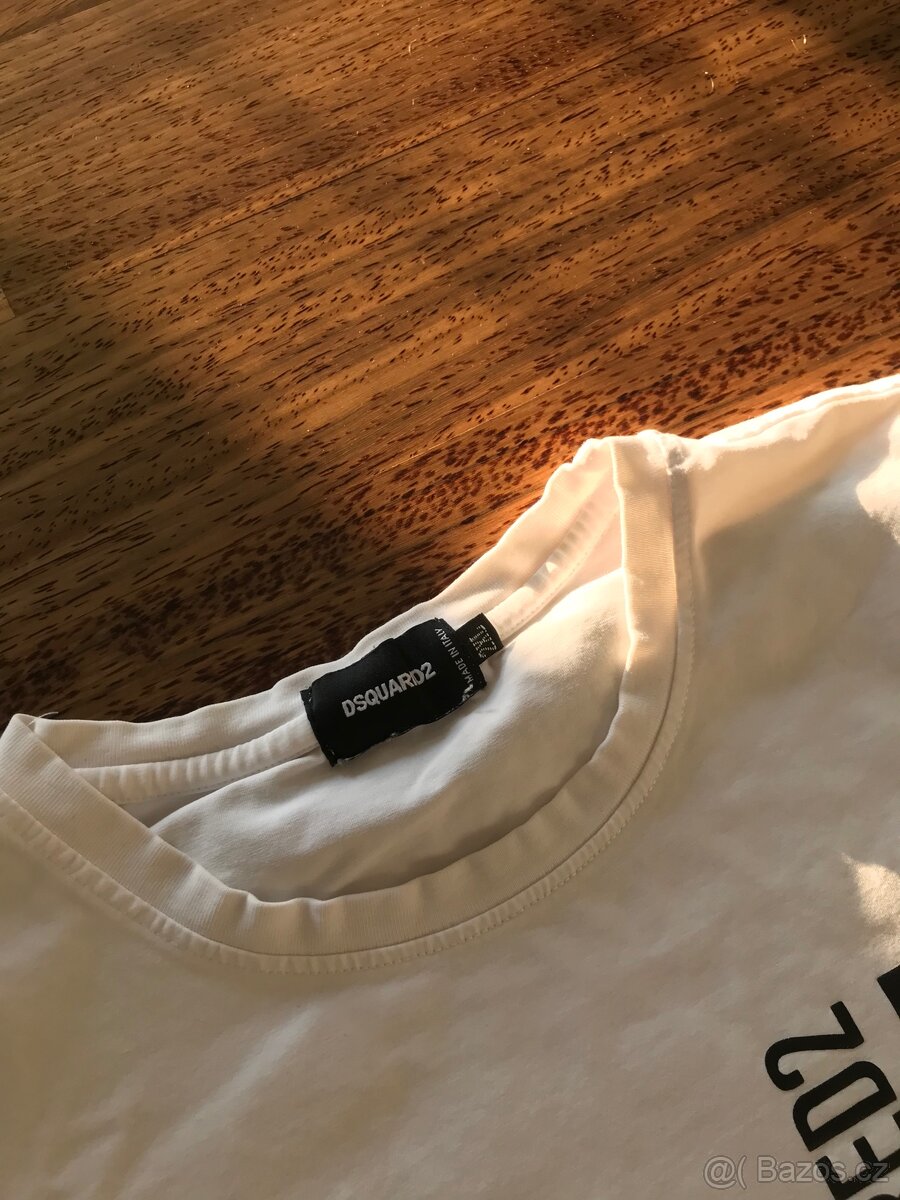 Triko Dsquared 2 bílé - 4