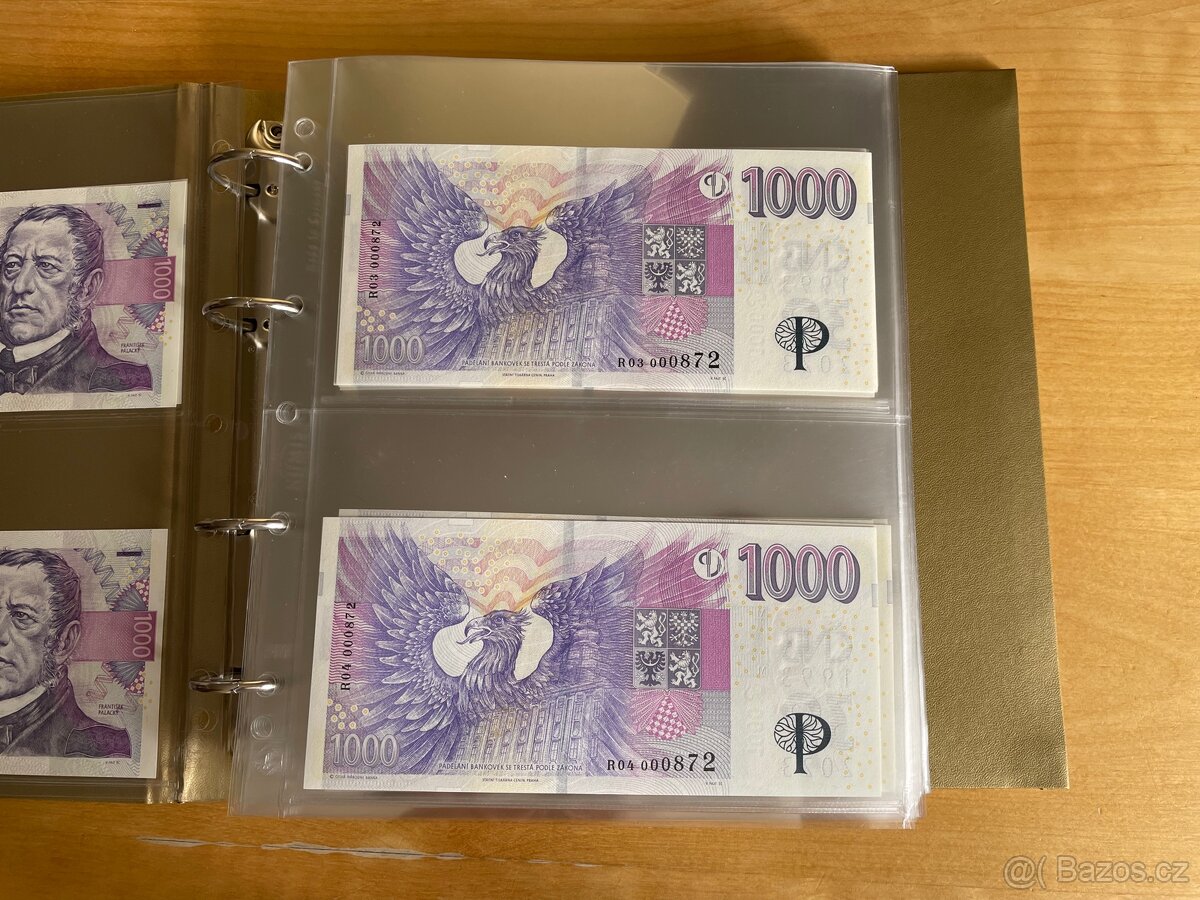 Výměna/prodej R sada 1 000 Kč s přítiskem ČNB - 4