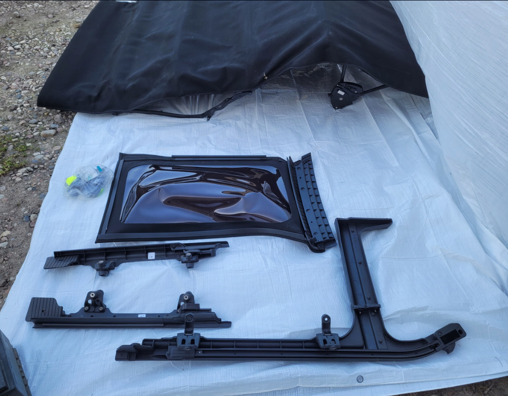 Jeep Wrangler JL 4 Door Black Premium Soft Top Complet 22r