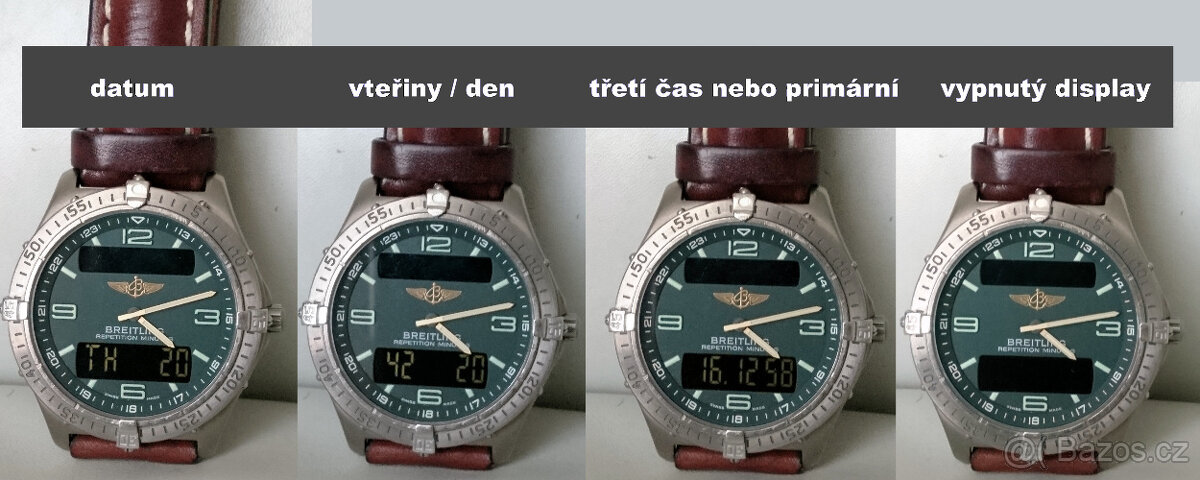 Luxusní hodinky Breitling Aerospace Professional Ref.E56062 - 4